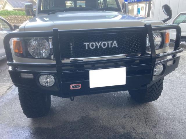 GRJ76Kランドクルーザー76 ブラックヘッドライト交換 ARB GRJ76Kランドクルーザー76 ブラックヘッドライト交換 ARB