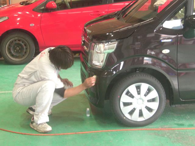 新車ワゴンR FX　ボディコーティング施工【鳥取県　三朝町】