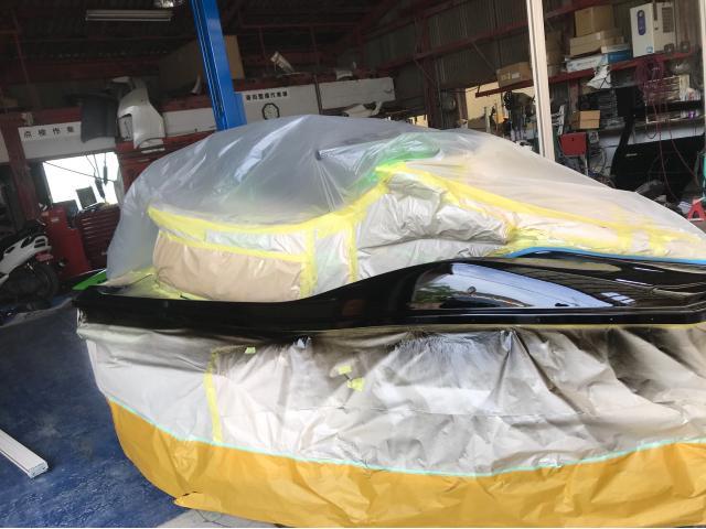 ジェット カワサキ　ウルトラ310Ｒ　鈑金　塗装　修理　[　尾道市　車検 鈑金 塗装 パーツ 持込取付　クライス　]