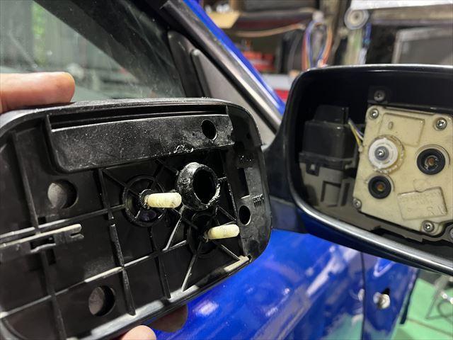 インプレッサ STI WRX GDB ミラーカバー交換 全塗装 インプレッサ STI WRX GDB ミラーカバー交換 全塗装
