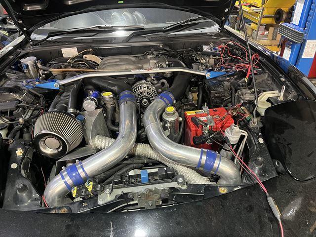RX-7 FD3S エンジン始動不良修理 点検 配線図 広島市 廿日市市 RX-7 FD3S エンジン始動不良修理 点検 配線図 広島市 廿日市市