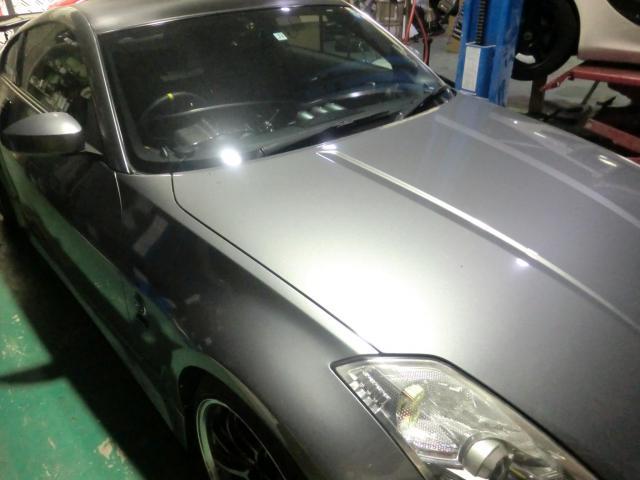 Z33　Z34 　フェアレディZ　持ち込みバンパー交換　バンパー修復　フロントバンパー交換　バンパー塗装　　広島市　府中町　東広島市　大竹市　廿日市市　