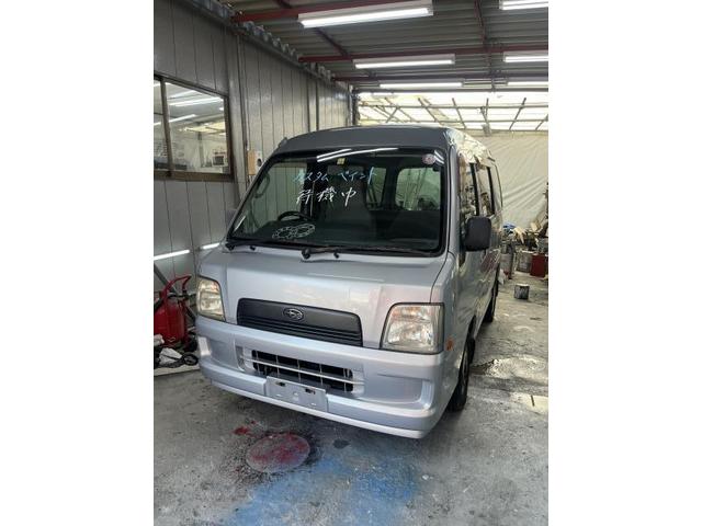 スバル　サンバーバン　塗装 　オールペイント　