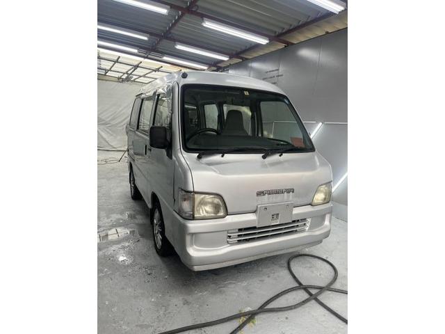 スバル　サンバーバン　塗装