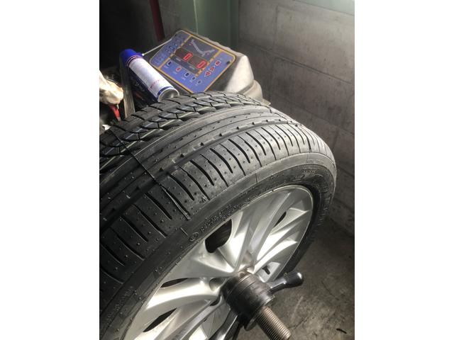 アルファード　１８インチタイヤ持ち込み取り付け【岡山市　車検　修理　整備　取付お任せください】