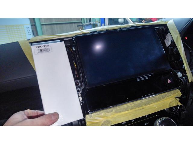 アルファードにリヤモニター・字光式プレート取付（前編）【岡山市　車検　修理　整備　取付お任せください】