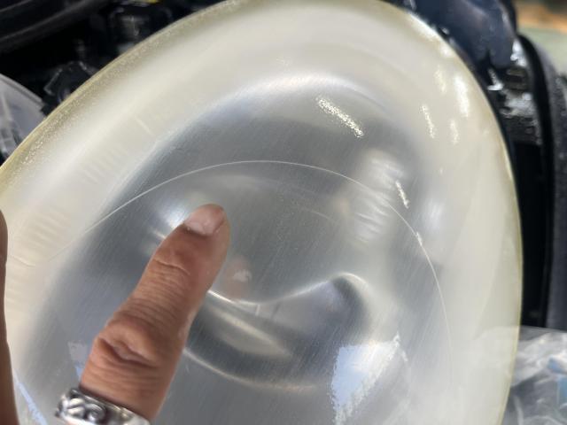 MINI F系　ミニクーパー　ヘッドライト研磨　ライト修理　コーティング　岡山市　南区　