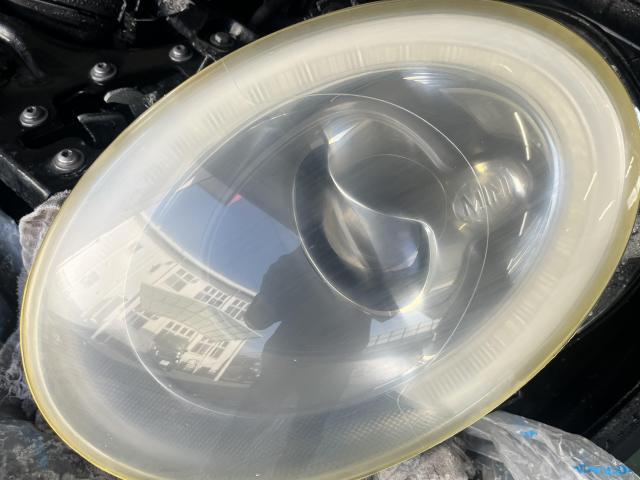 MINI F系　ミニクーパー　ヘッドライト研磨　ライト修理　コーティング　岡山市　南区　