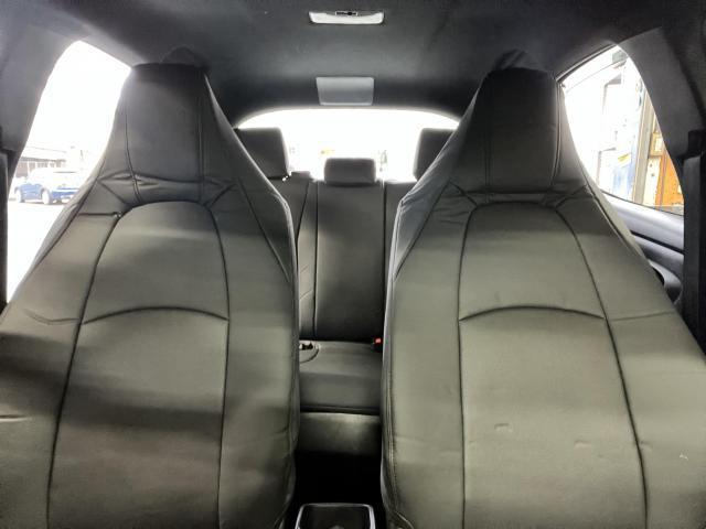 トヨタ　ヤリス　シートカバー取り付け　PVC 岡山市　南区　