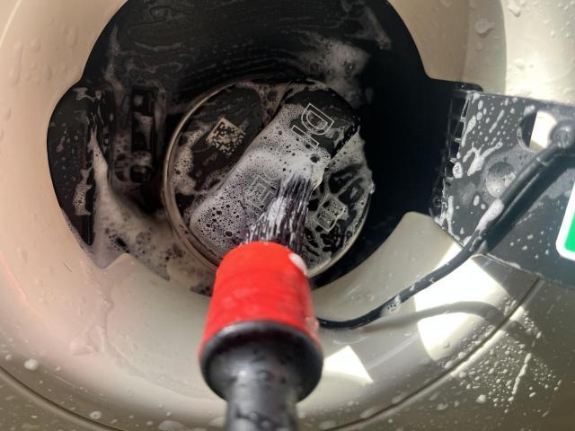 MINI ミニ　ミニクーパー　F系MINI ガラスコーティング　ポリマーコーティング　ボディ研磨　撥水コーティング　ナノグラフェン　ウォータースポット　岡山市　南区　