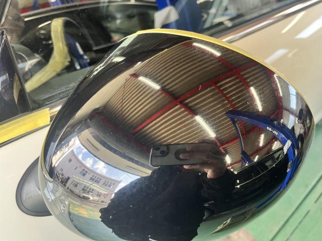 MINI ミニ　ミニクーパー　F系MINI ガラスコーティング　ポリマーコーティング　ボディ研磨　撥水コーティング　ナノグラフェン　ウォータースポット　岡山市　南区　