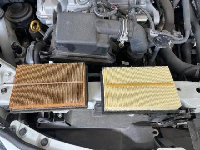 トヨタ　アクア　NHP1０　車検 その２　販売車　納車前点検　タイヤ交換　スパークプラグ交換　岡山市　南区