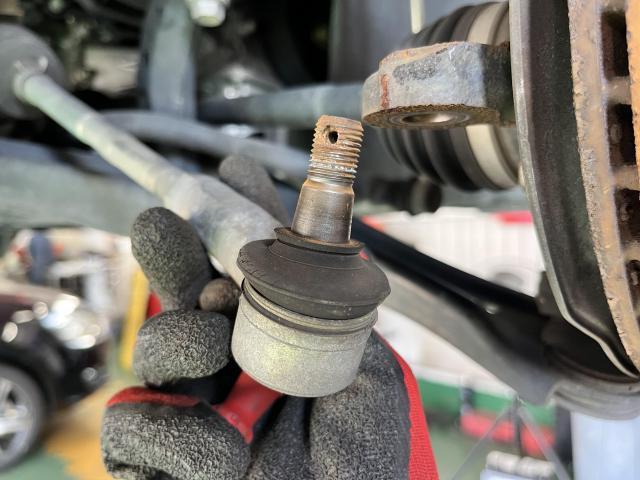スズキ　クロスビー　12ヶ月点検　1年点検　ロアボールジョイントブーツ交換　タイロッドエンドブーツ交換　岡山市　南区　