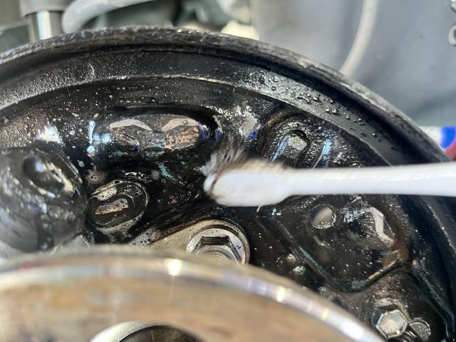 ダイハツ　ハイゼット　納車前点検/整備　バッテリー交換　防腐塗装　岡山市　南区　