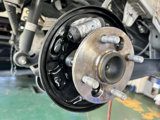 ダイハツ　ハイゼット　納車前点検/整備　バッテリー交換　防腐塗装　岡山市　南区　