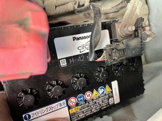 ダイハツ　ハイゼット　納車前点検/整備　バッテリー交換　防腐塗装　岡山市　南区　