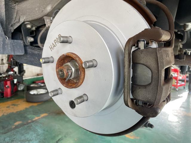 日産　エクストレイル　ブレーキ異音　ブレーキパッド交換　ローター交換　岡山市　南区
