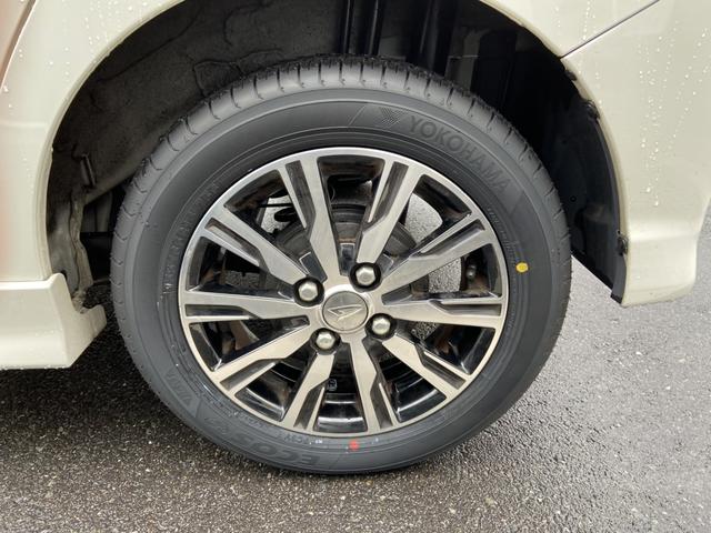 ダイハツ　タント　タイヤ　交換【山口県　岩国市・周南市・広島県　大竹市・大野で車検・整備・修理・鈑金・塗装・パーツ取付なら　（株）シーザー　岩国店　へお問合わせ下さい！！】