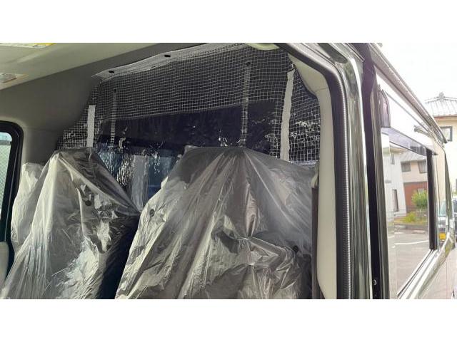 DA17V エブリィバン　ドラレコ　ドライブレコーダー　間仕切りカーテン取付【山口市で持込でのタイヤ交換・ドライブレコーダー・ナビ・ETC等の各種パーツの取付・修理・メンテナンスの事は　湯田自販へお任せ下さいね！】