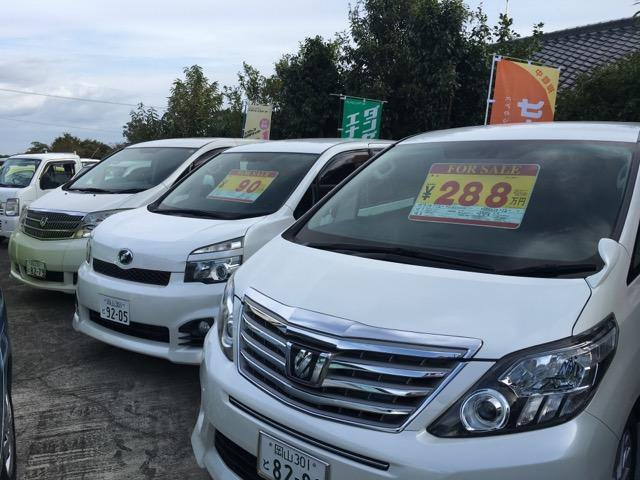 特選中古車も勢揃い