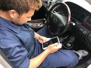 診断機にてお車の診断いたします