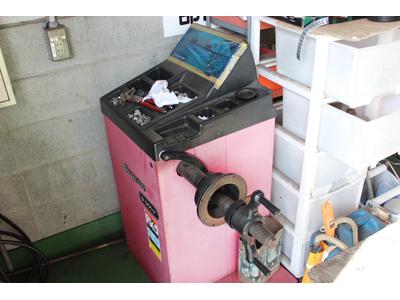 ホイールバランサー完備!