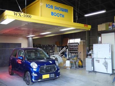 自社鈑金塗装工場完備！