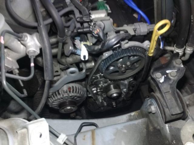 スバル プレオ 車検 タイミングベルト交換 【岡山県 津山市で持込での各種パーツ取付・車検・整備・修理の事なら (有)東部自動車販売整備工場 へお問合わせ下さい! スバル協力業販店 】