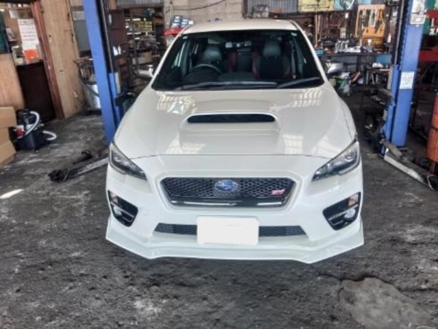 スバル WRX STI 外装品・エアロパーツ取付 フロントスポイラー取付