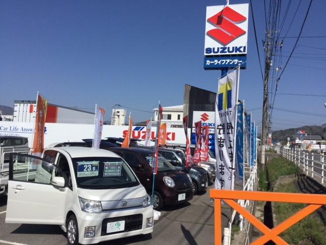 スズキ福代理店です。新車中古車多数取り扱いしております！