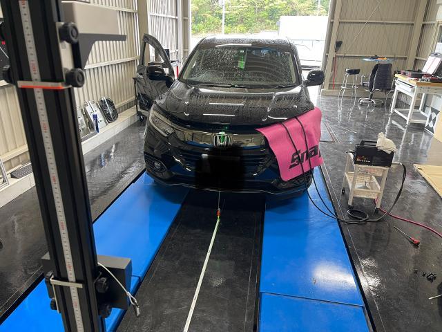 ホンダ　ヴェゼル　RU1 エーミング　ミリ波レーダー調整　ヘッドライト初期化　ADAS 山口県　山陽小野田市　下関市　宇部市　北九州市
業者様からの依頼もお受けします

