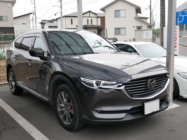 マツダ CX-8にシーケンシャルウインカーの取り付けです。