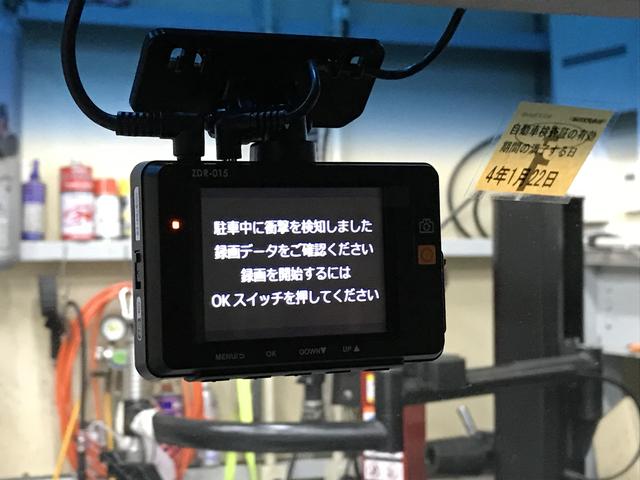 ダイハツ　タントにコムテックのドライブレコーダーF/Ｒ取り付けです。