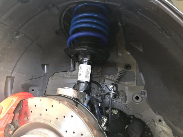 ホンダ　シビックtypeRにspoonのダウンサス取り付けです。