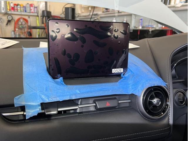 CX-3にデータシステムのTVキット取り付けです。