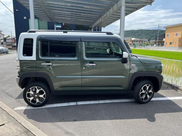 スズキ　ハスラーにシルクロードのリフトアップキット取り付け、リア＋リアサイドにルミクールNSｰ020でカーフィルム施工です。