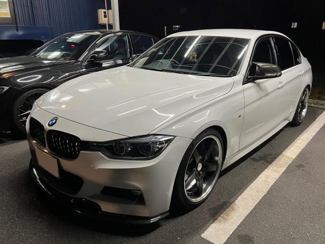 BMW3シリーズにKWの車高調、取り付けです。
