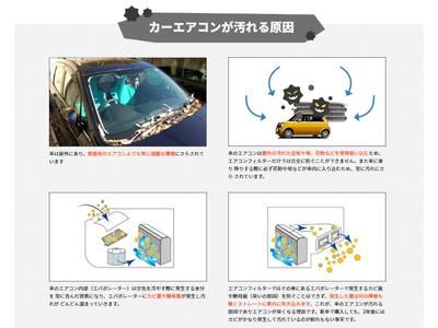 カーエアコンの汚れる原因とは？