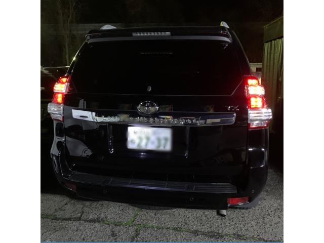 ランドクルーザープラド　鈑金　塗装　修理　バックドア交換　リアバンパー塗装