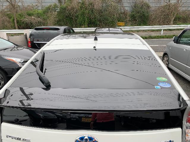 プリウス　ZVW30
Gツーリングセレクション　ガラスフィルム　三面　コーティング　取り付け