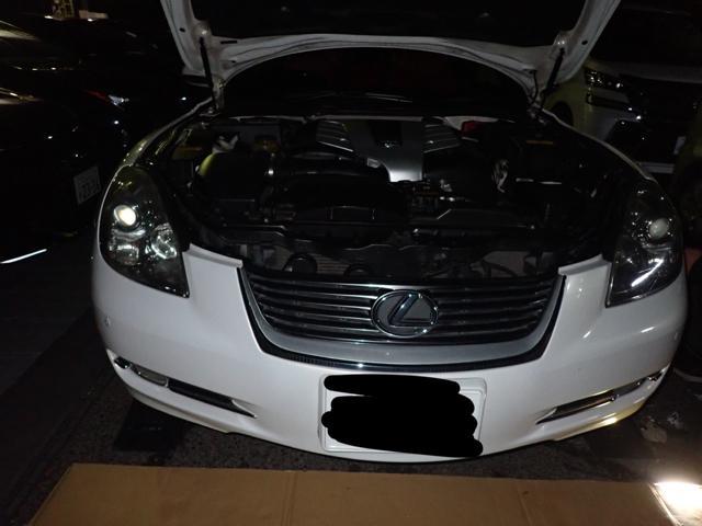 LEXUS SC フォグランプ交換
SC430 岡山市東区