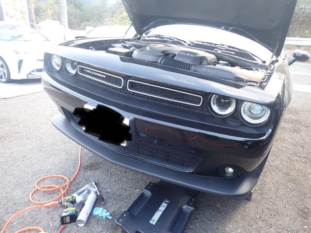 ダッジ　チャレンジャー　オイル交換　岡山市東区