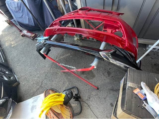 割れ無し　プリウス　ZVW51　50系　後期　フロントスポイラー　モデリスタ　ICONIC STYLE　LED付　070　ホワイト　D2531-59510　279041 50系プリウス用フロントスポイラー(エアロパーツ)の販売サイト｜PRIUS