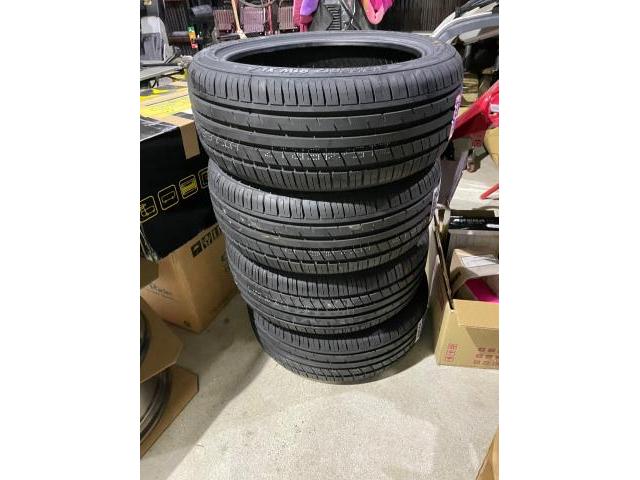 トヨタ　プリウス　ホイール　タイヤ　4本　交換　15インチ&rarr;17インチ　ZVW51 岡山市東区