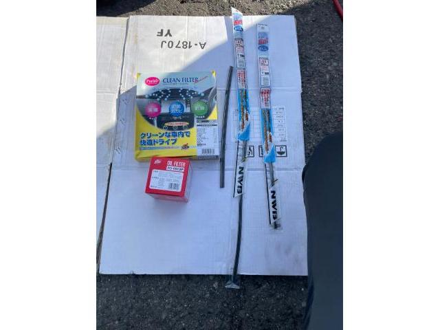 トヨタ　ヴェルファイア　納車点検　オイル交換　エレメント交換　ワイパーゴム交換　エアコンフィルター交換　AGH30W  岡山市東区