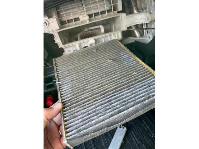 トヨタ　ヴェルファイア　納車点検　オイル交換　エレメント交換　ワイパーゴム交換　エアコンフィルター交換　AGH30W  岡山市東区