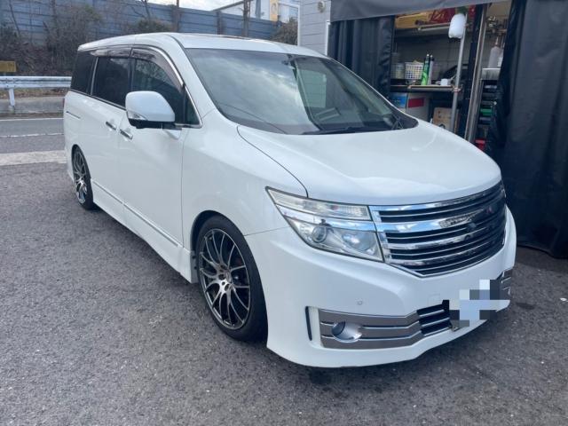 日産　エルグランド　車高調　交換　TE52   岡山市東区