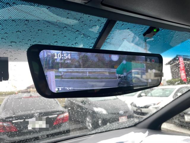 トヨタ　アルファード　デジタルインナーミラー取付（前後ドライブレコーダー付き）　岡山市東区