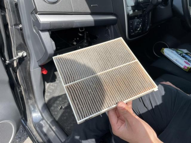 スズキ　ワゴンRスティングレー　納車前点検　オイル交換　エレメント交換　ワイパーゴム交換　エアコンフィルター交換　MH23S 岡山市東区