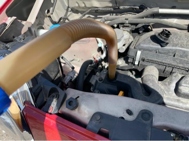 スズキ ハスラー オイル交換 MR41S 岡山市東区